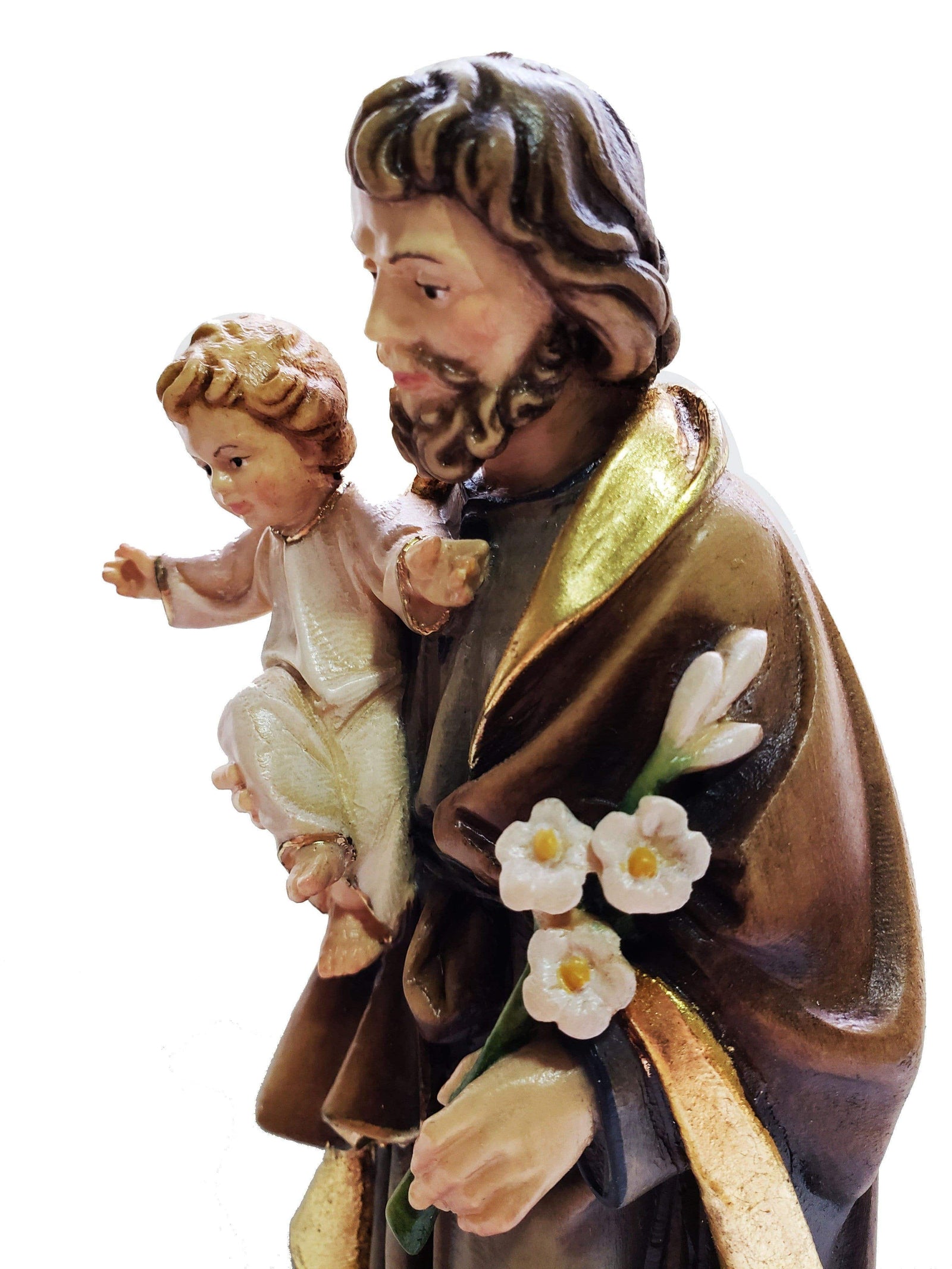 Imagem de Madeira Italiana São José 20 cm-TerraCotta Arte Sacra