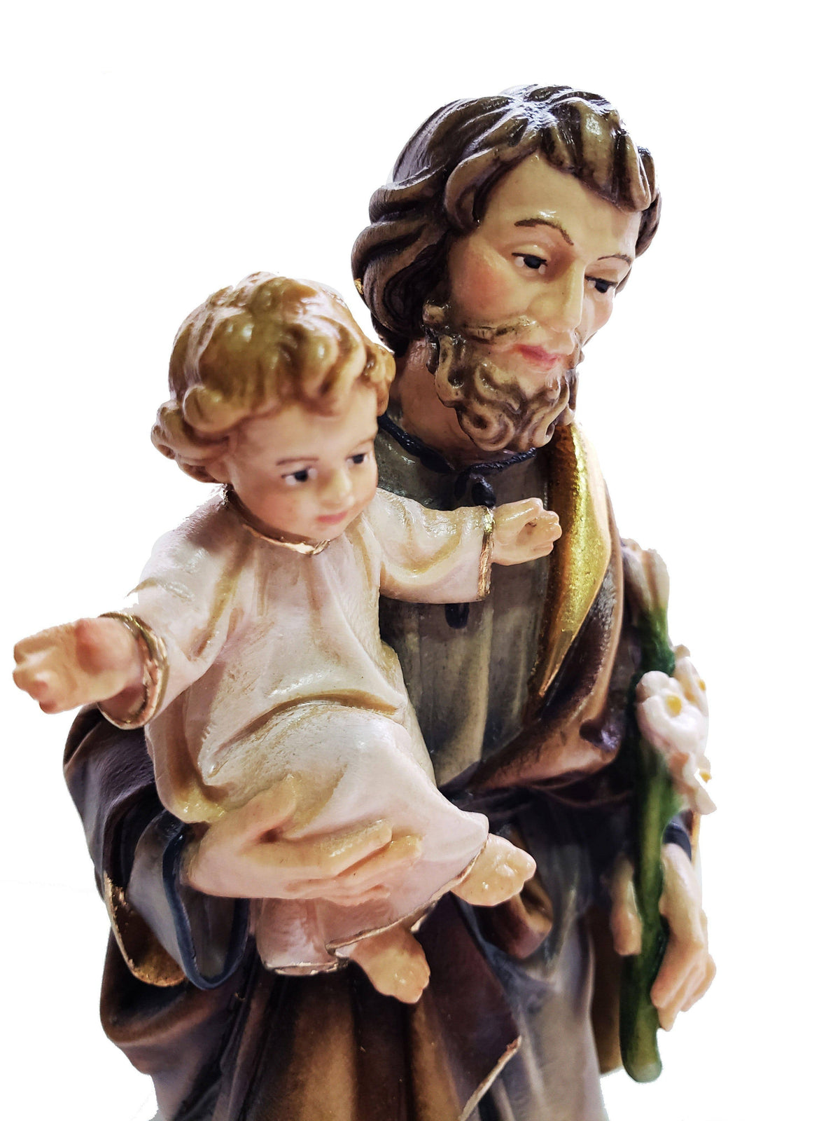 Imagem de Madeira Italiana São José 30 cm-TerraCotta Arte Sacra