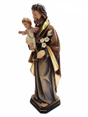 Imagem de Madeira Italiana São José 40 cm-TerraCotta Arte Sacra