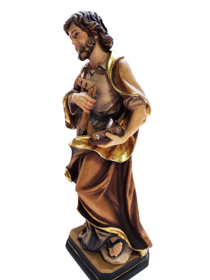 Imagem de Madeira Italiana São José Operário 20 cm-TerraCotta Arte Sacra