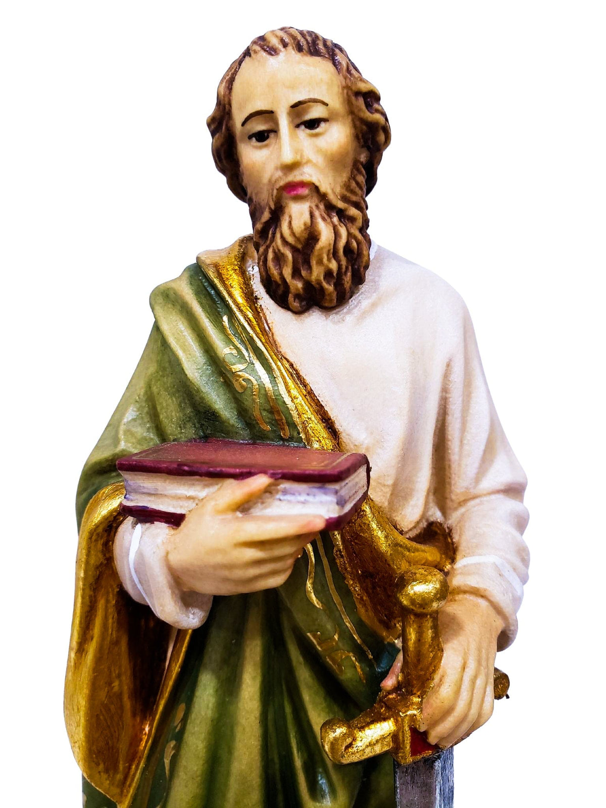Imagem de Madeira Italiana São Paulo 20 cm-TerraCotta Arte Sacra