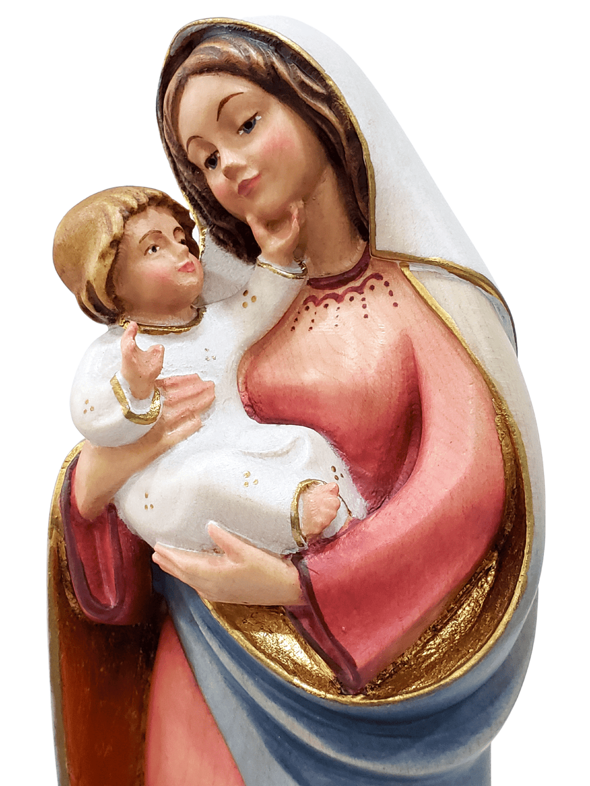 Imagem de Madeira Madona Italiana 31 cm-TerraCotta Arte Sacra