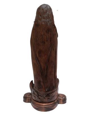 Imagem de Nossa Senhora Aparecida Fac-símile em Madeira 38 cm-TerraCotta Arte Sacra