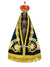 Imagem de Nossa Senhora Aparecida com Manto de Luxo 36 cm-TerraCotta Arte Sacra