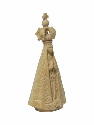 Imagem de Nossa Senhora Aparecida de Madeira 8 cm-TerraCotta Arte Sacra