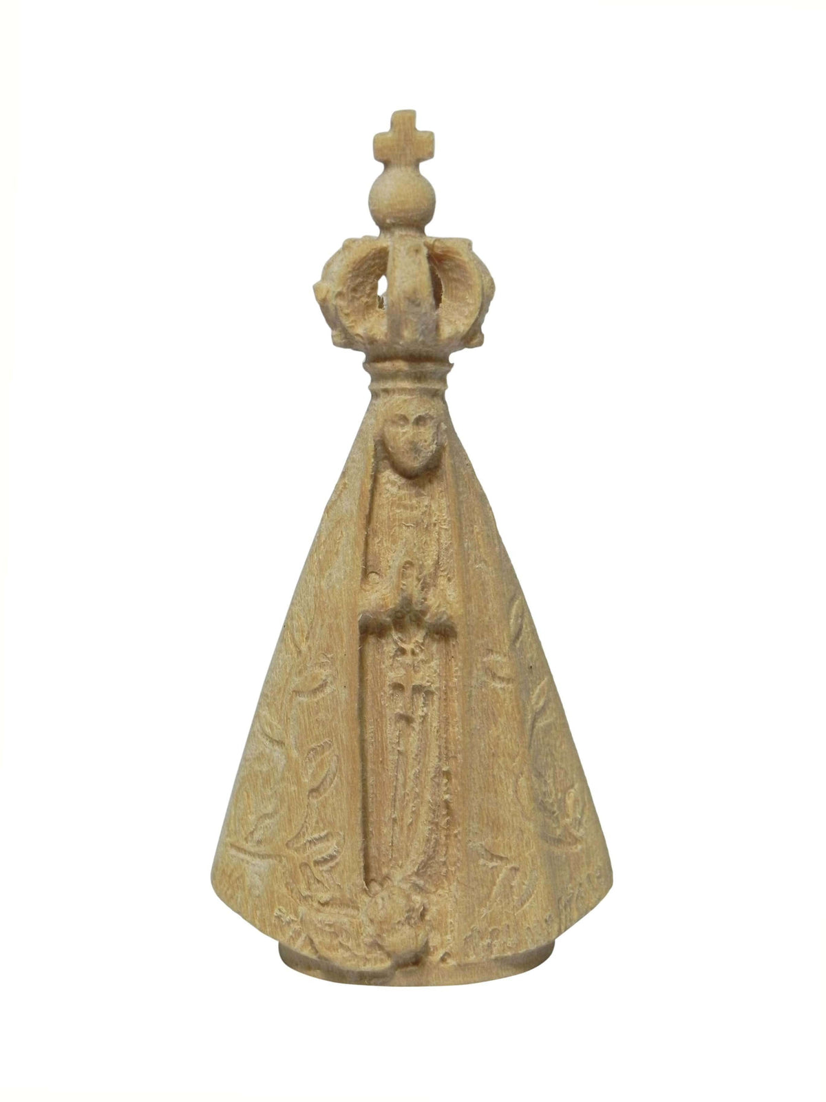 Imagem de Nossa Senhora Aparecida de Madeira 8 cm-TerraCotta Arte Sacra