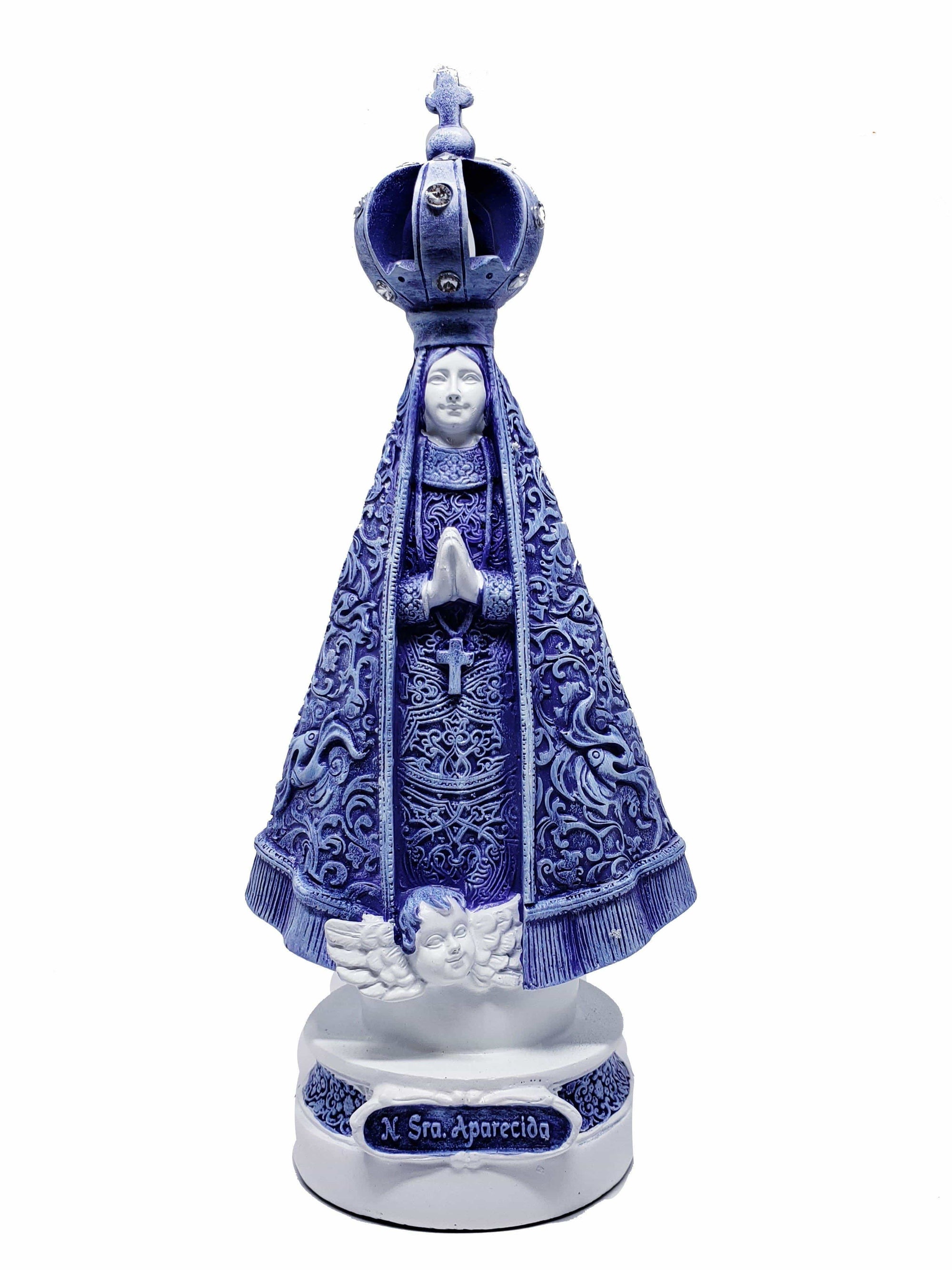 Imagem de Nossa Senhora Aparecida de Resina 22 cm-TerraCotta Arte Sacra