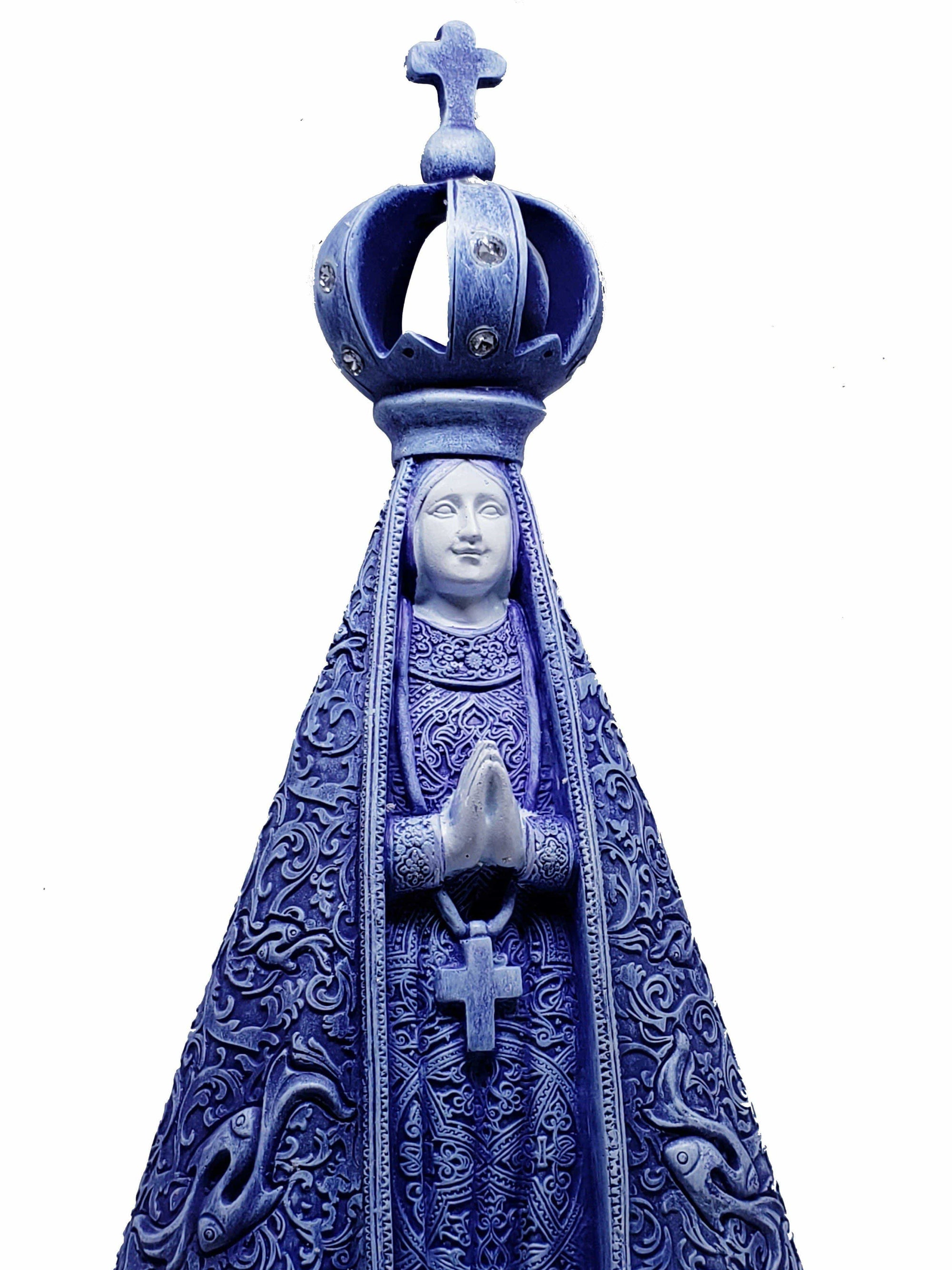 Imagem de Nossa Senhora Aparecida de Resina 30 cm-TerraCotta Arte Sacra