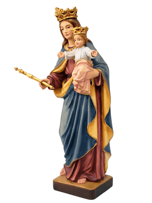 Imagem de Nossa Senhora Auxiliadora de Madeira Italiana 40 cm-TerraCotta Arte Sacra