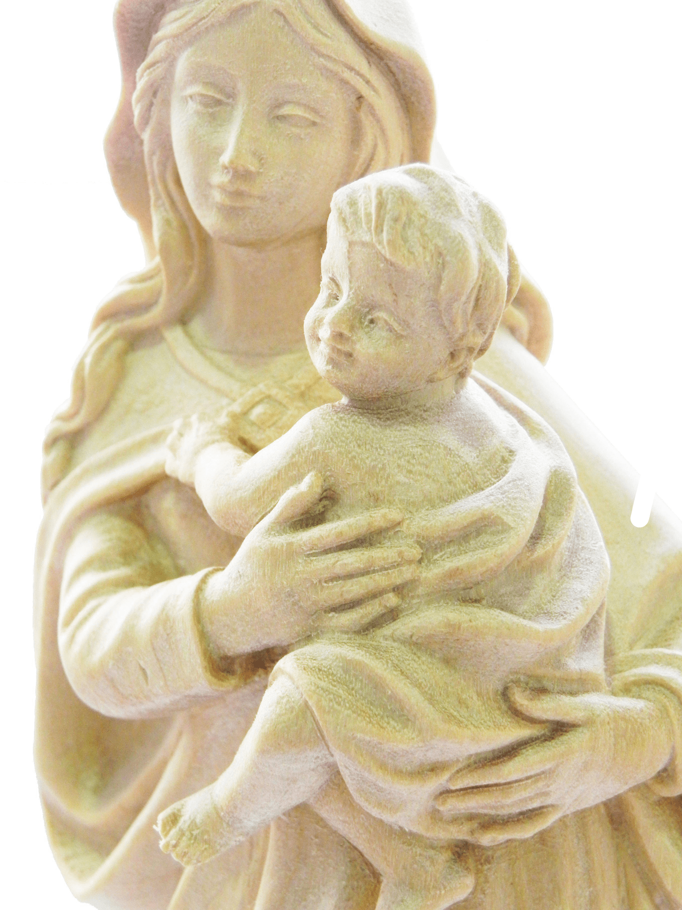 Imagem de Nossa Senhora Barroca de Madeira 12 cm-TerraCotta Arte Sacra