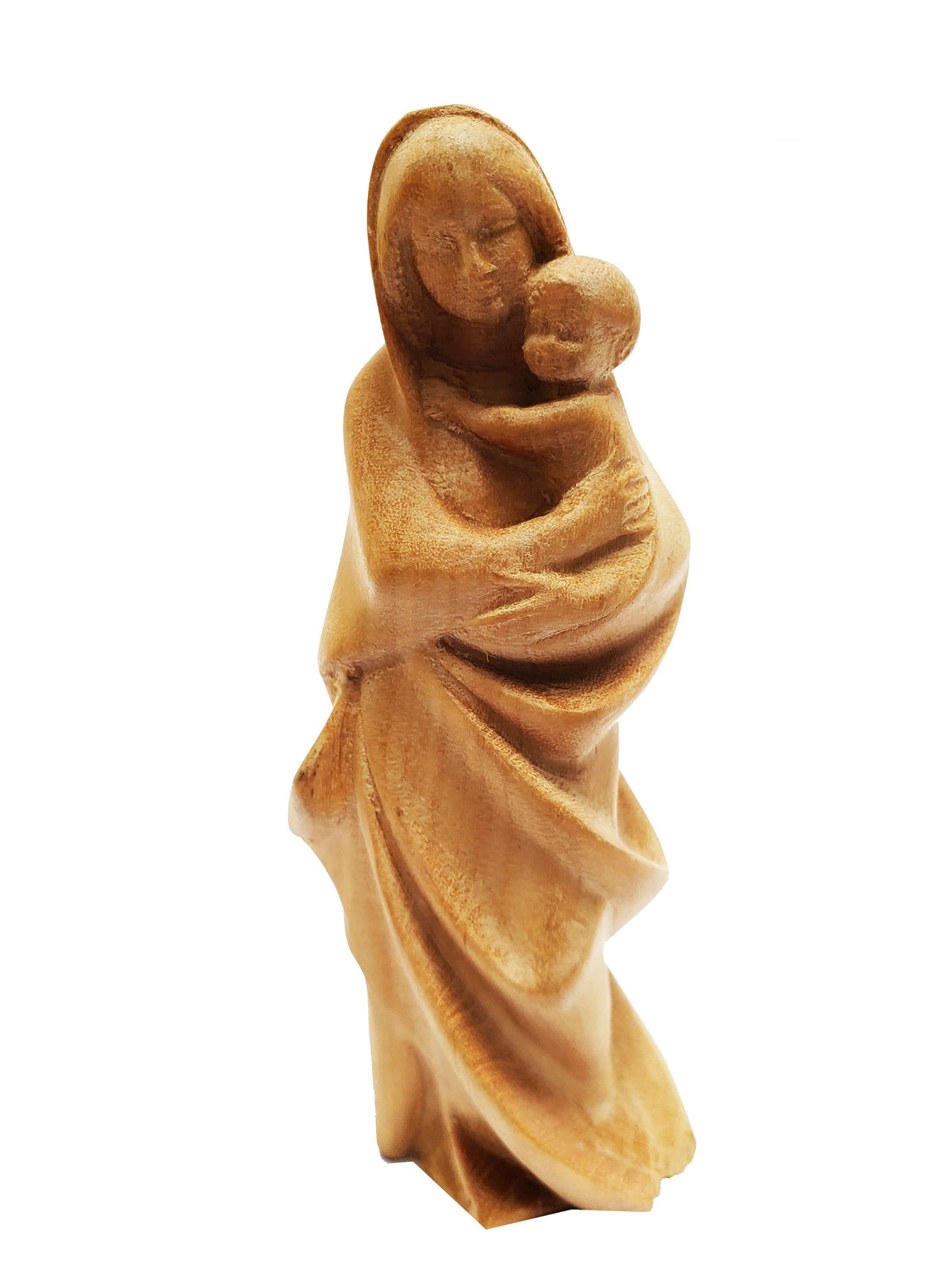 Imagem de Nossa Senhora Barroca em Madeira 7 cm-TerraCotta Arte Sacra