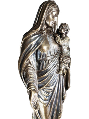 Imagem de Nossa Senhora com Acabamento em Bronze 29 cm-TerraCotta Arte Sacra