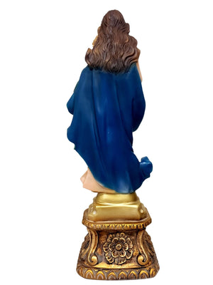 Imagem de Nossa Senhora com Jesus Portuguesa 44 cm-TerraCotta Arte Sacra