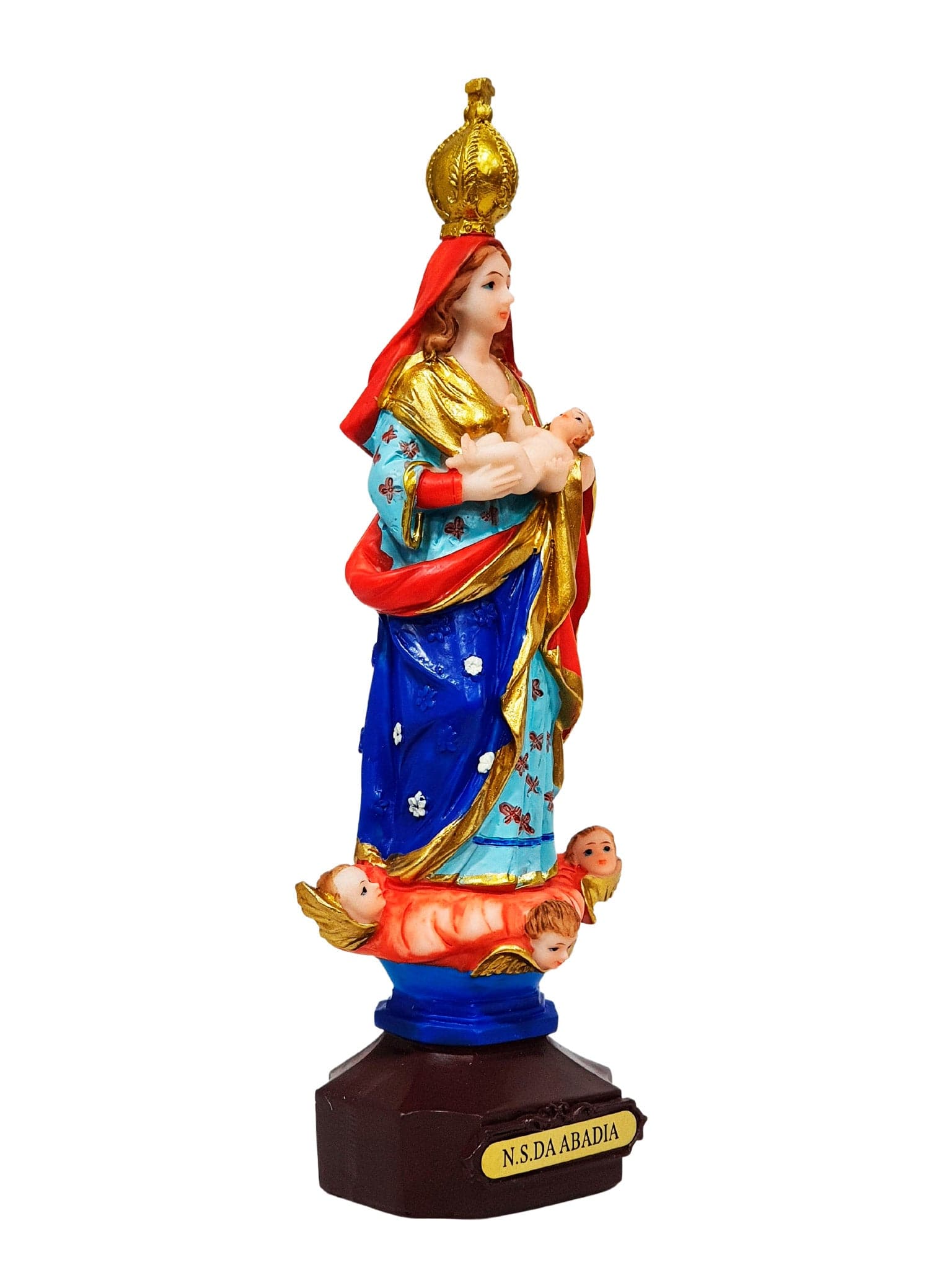 Imagem de Nossa Senhora da Abadia Resina 23 cm-TerraCotta Arte Sacra