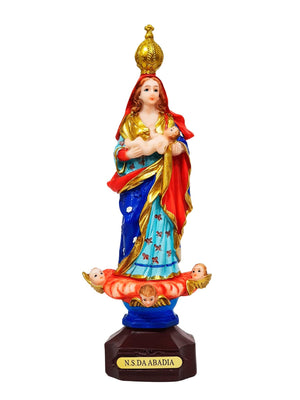 Imagem de Nossa Senhora da Abadia Resina 23 cm-TerraCotta Arte Sacra