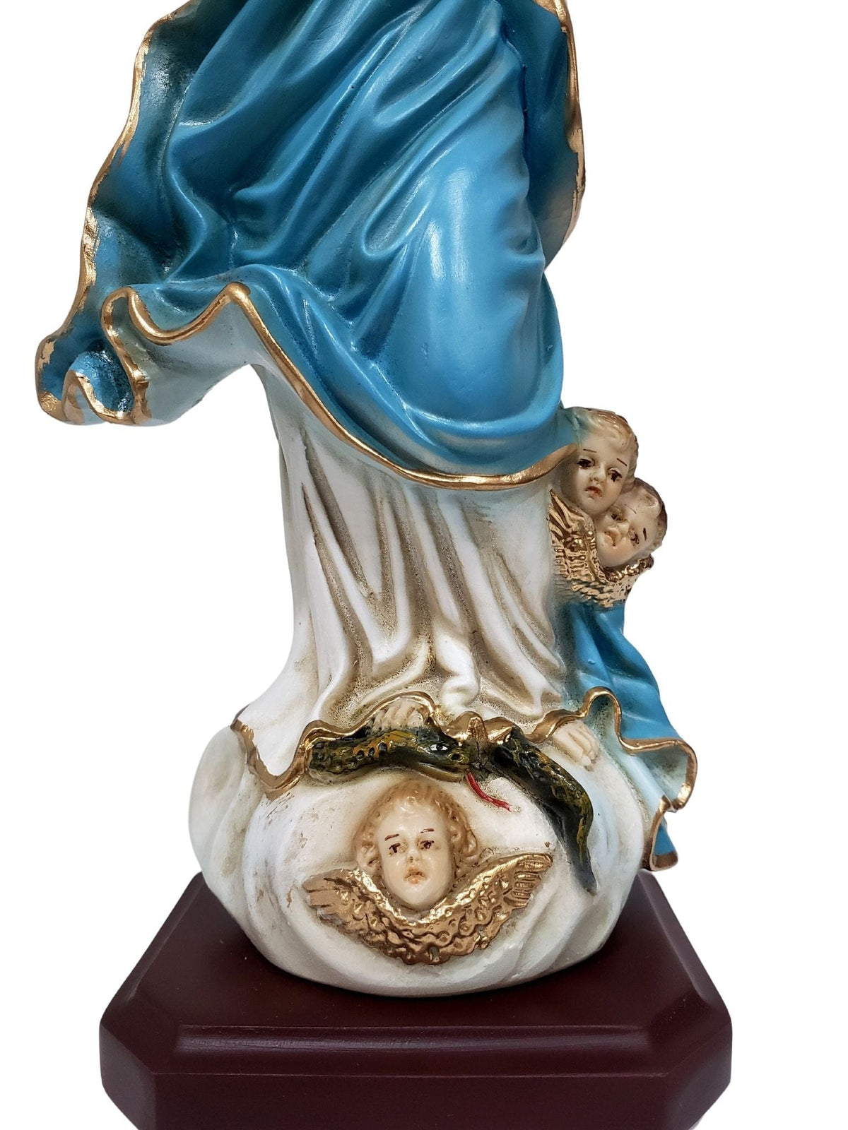 Imagem de Nossa Senhora da Conceição Barroca de Portugal 32 cm-TerraCotta Arte Sacra