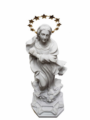 Imagem de Nossa Senhora da Conceição branca 50 cm-TerraCotta Arte Sacra