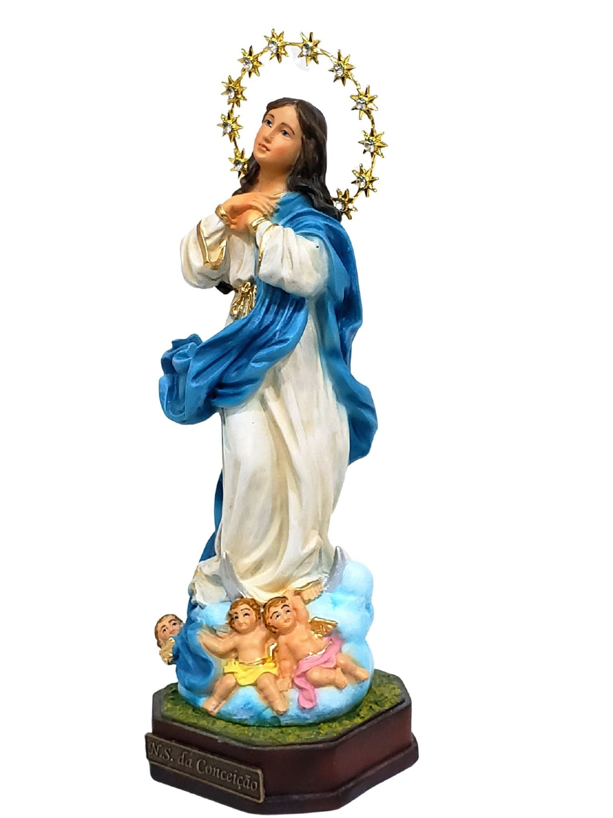 Imagem de Nossa Senhora da Conceição em Resina 20 cm-TerraCotta Arte Sacra