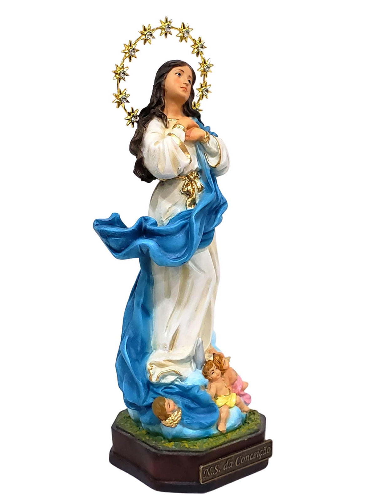 Imagem de Nossa Senhora da Conceição em Resina 20 cm-TerraCotta Arte Sacra