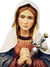 Imagem de Nossa Senhora das Dores com Espada de Madeira Italiana 30 cm-TerraCotta Arte Sacra