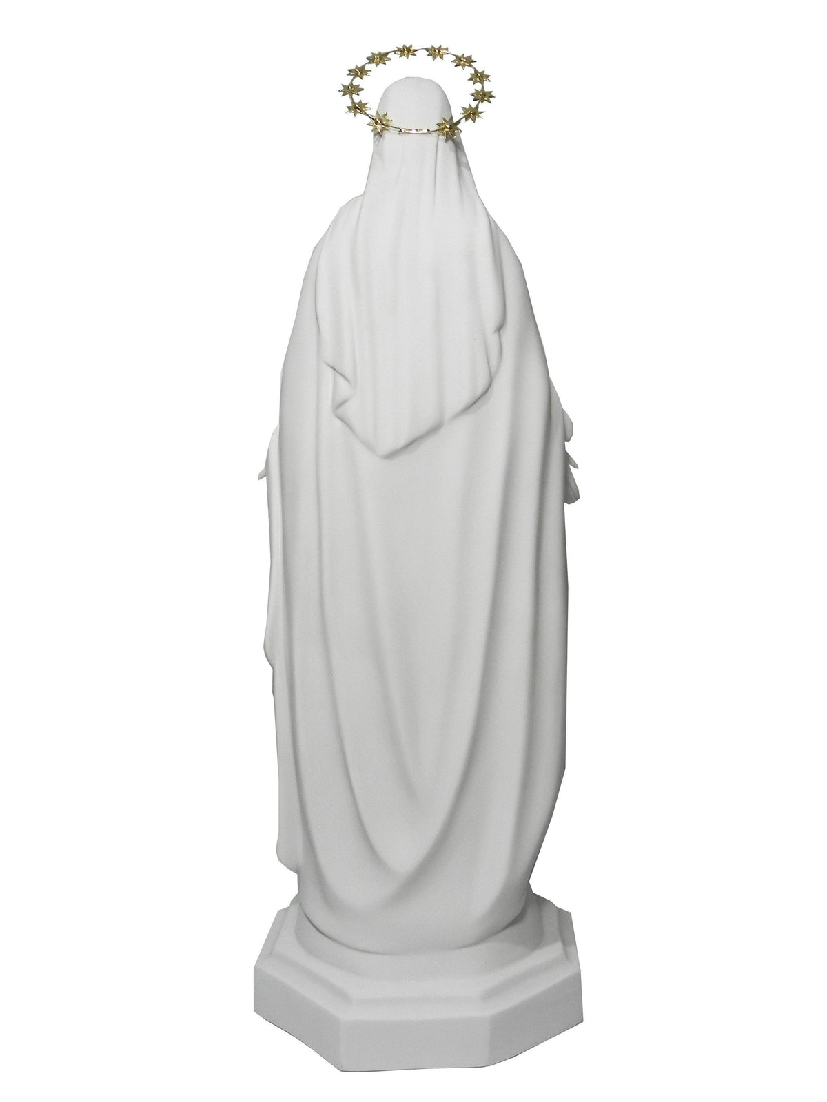 Imagem de Nossa Senhora das Graças Branca de Pó de Mármore 65 cm-TerraCotta Arte Sacra