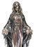 Imagem de Nossa Senhora das Graças com Acabamento em Bronze 25 cm-TerraCotta Arte Sacra