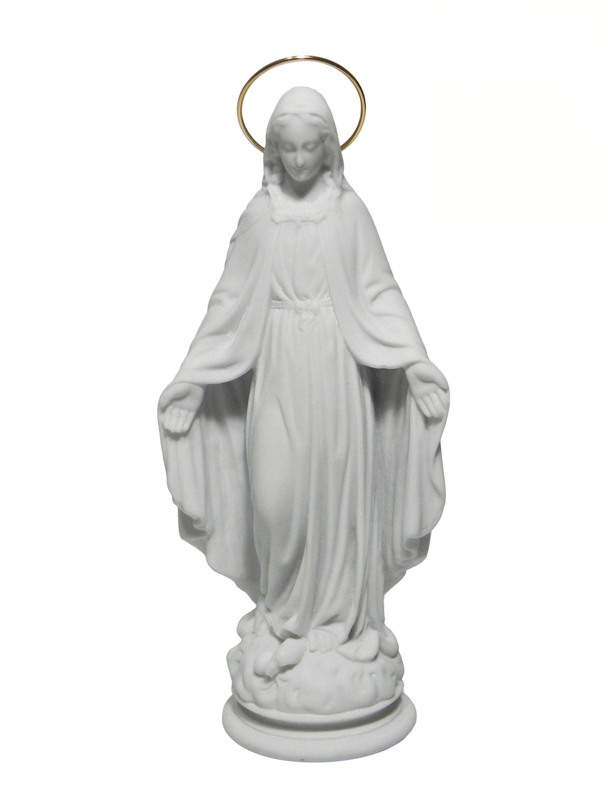 Imagem de Nossa Senhora das Graças de Pó de Mármore de 15 cm-TerraCotta Arte Sacra