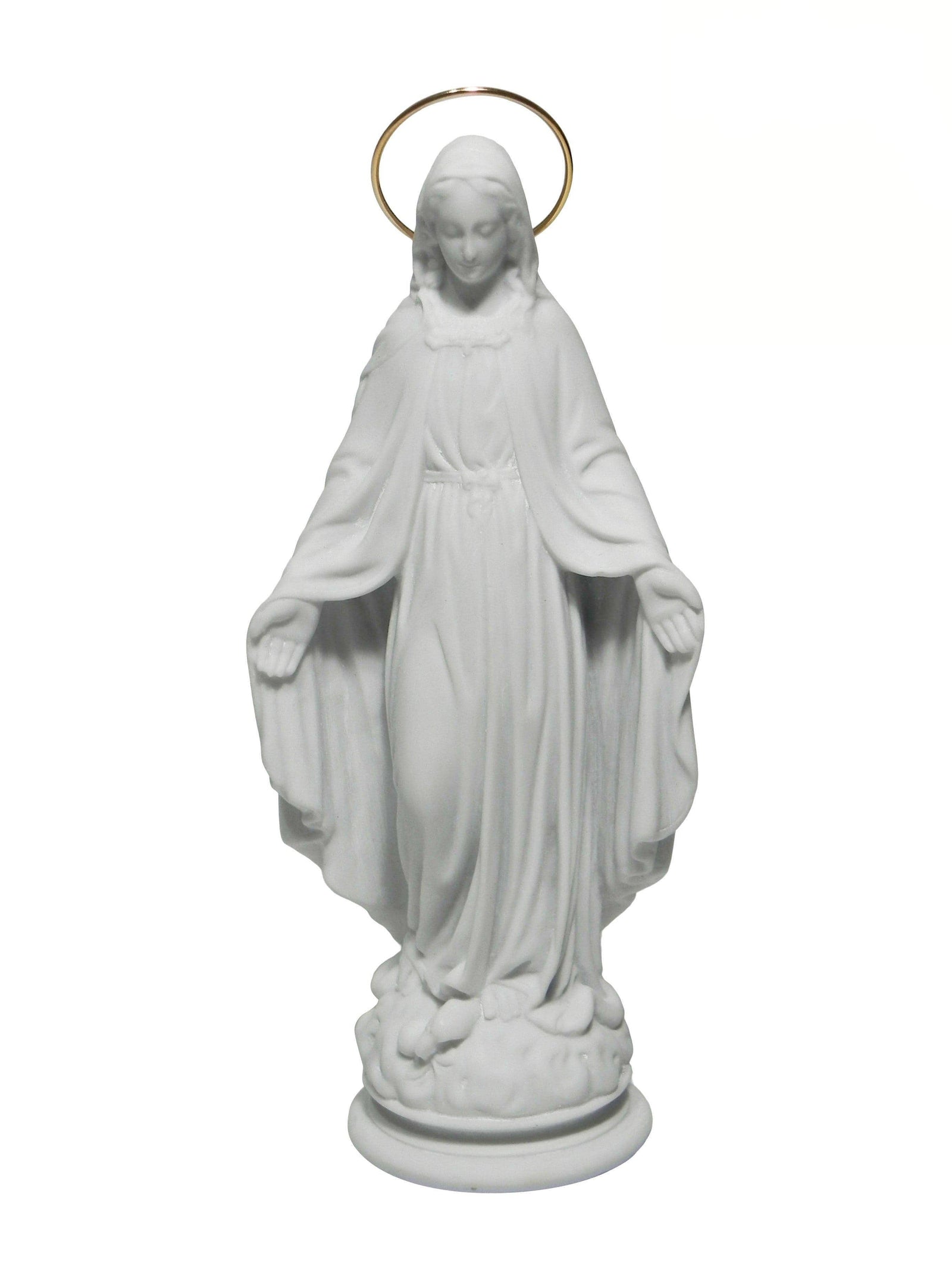 Imagem de Nossa Senhora das Graças de Pó de Mármore de 15 cm-TerraCotta Arte Sacra