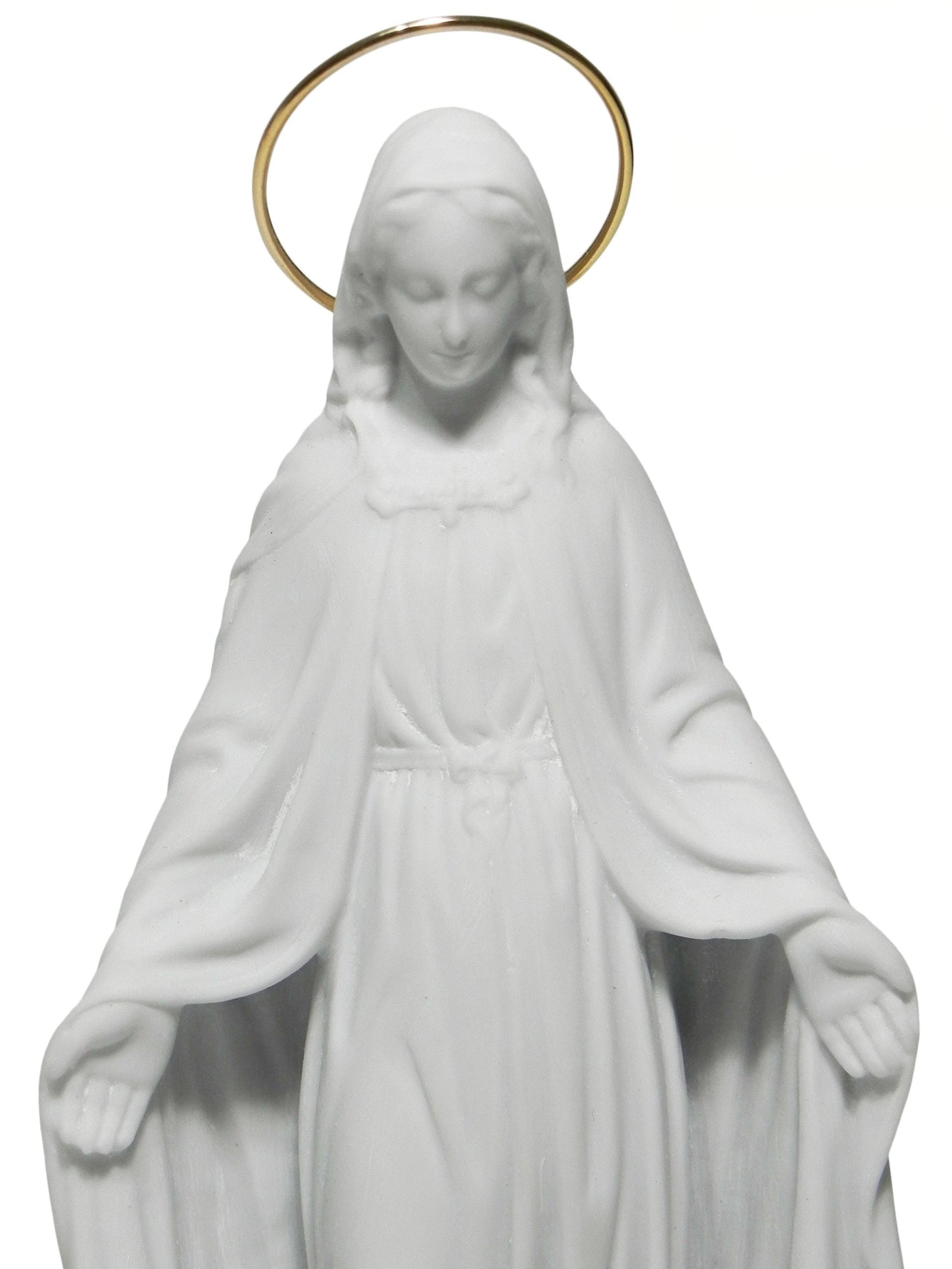 Imagem de Nossa Senhora das Graças de Pó de Mármore de 15 cm-TerraCotta Arte Sacra