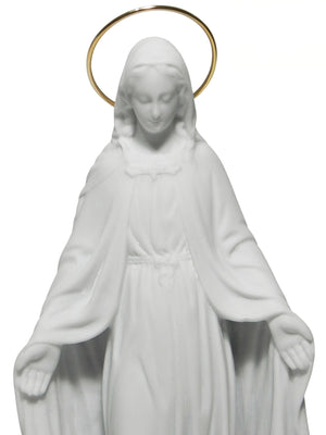 Imagem de Nossa Senhora das Graças de Pó de Mármore de 15 cm-TerraCotta Arte Sacra