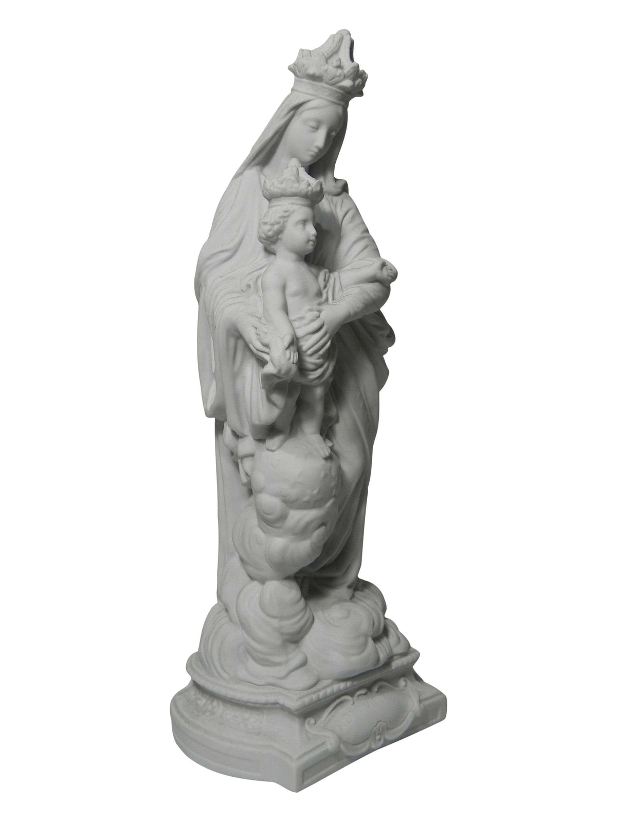 Imagem de Nossa Senhora das Vitórias Pó de Mármore 31 cm-TerraCotta Arte Sacra