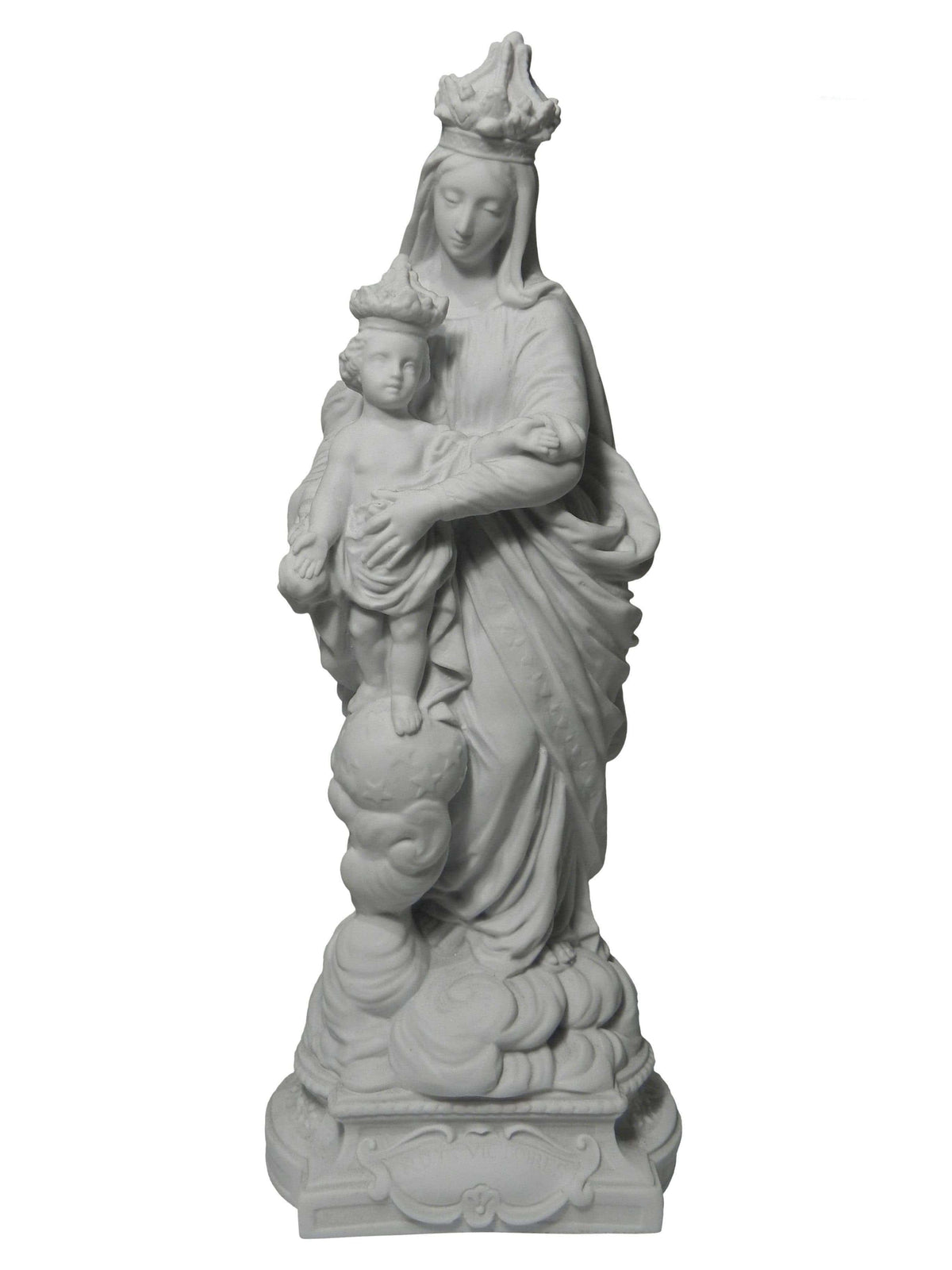 Imagem de Nossa Senhora das Vitórias Pó de Mármore 31 cm-TerraCotta Arte Sacra