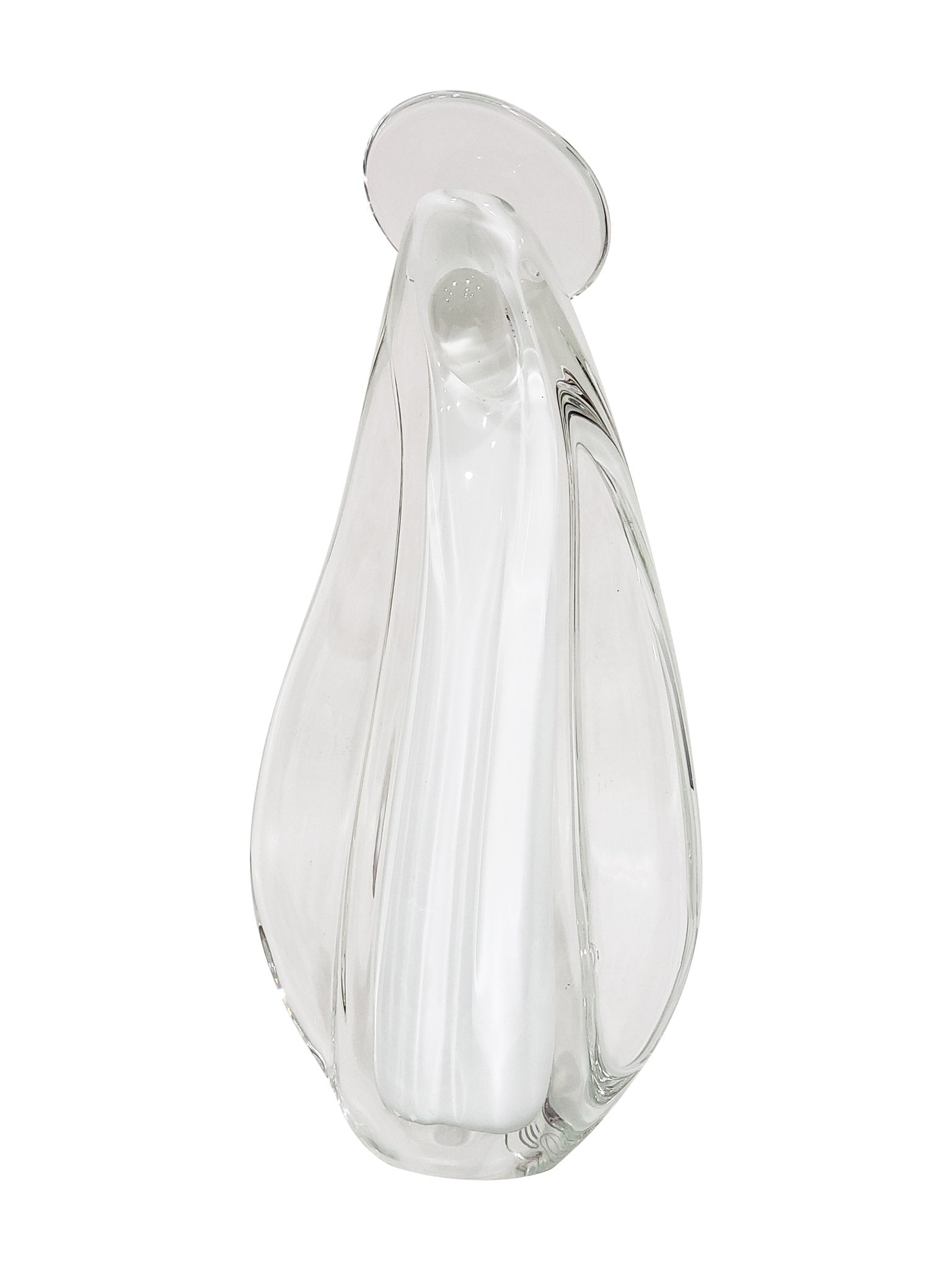 Imagem de Nossa Senhora de Cristal de Murano Branca-TerraCotta Arte Sacra