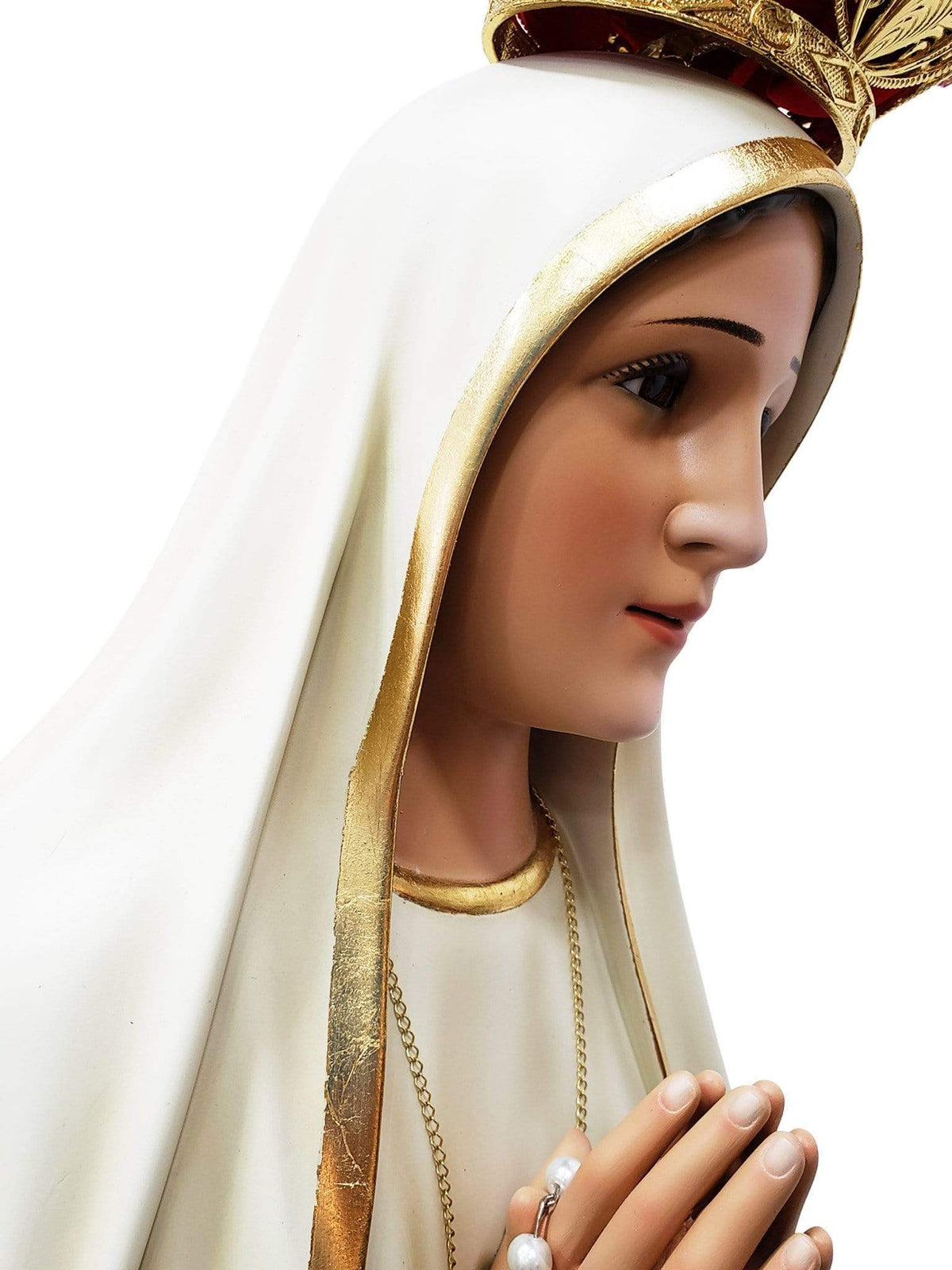 Imagem de Nossa Senhora de Fátima 1,20 m-TerraCotta Arte Sacra