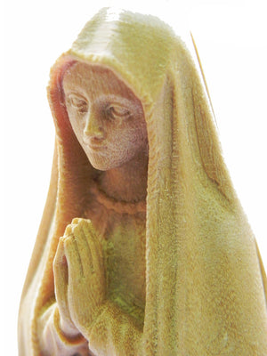 Imagem de Nossa Senhora de Fátima de Madeira 15 cm-TerraCotta Arte Sacra