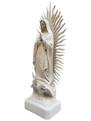 Imagem de Nossa Senhora de Guadalupe 50 cm em Pó de Mármore-TerraCotta Arte Sacra