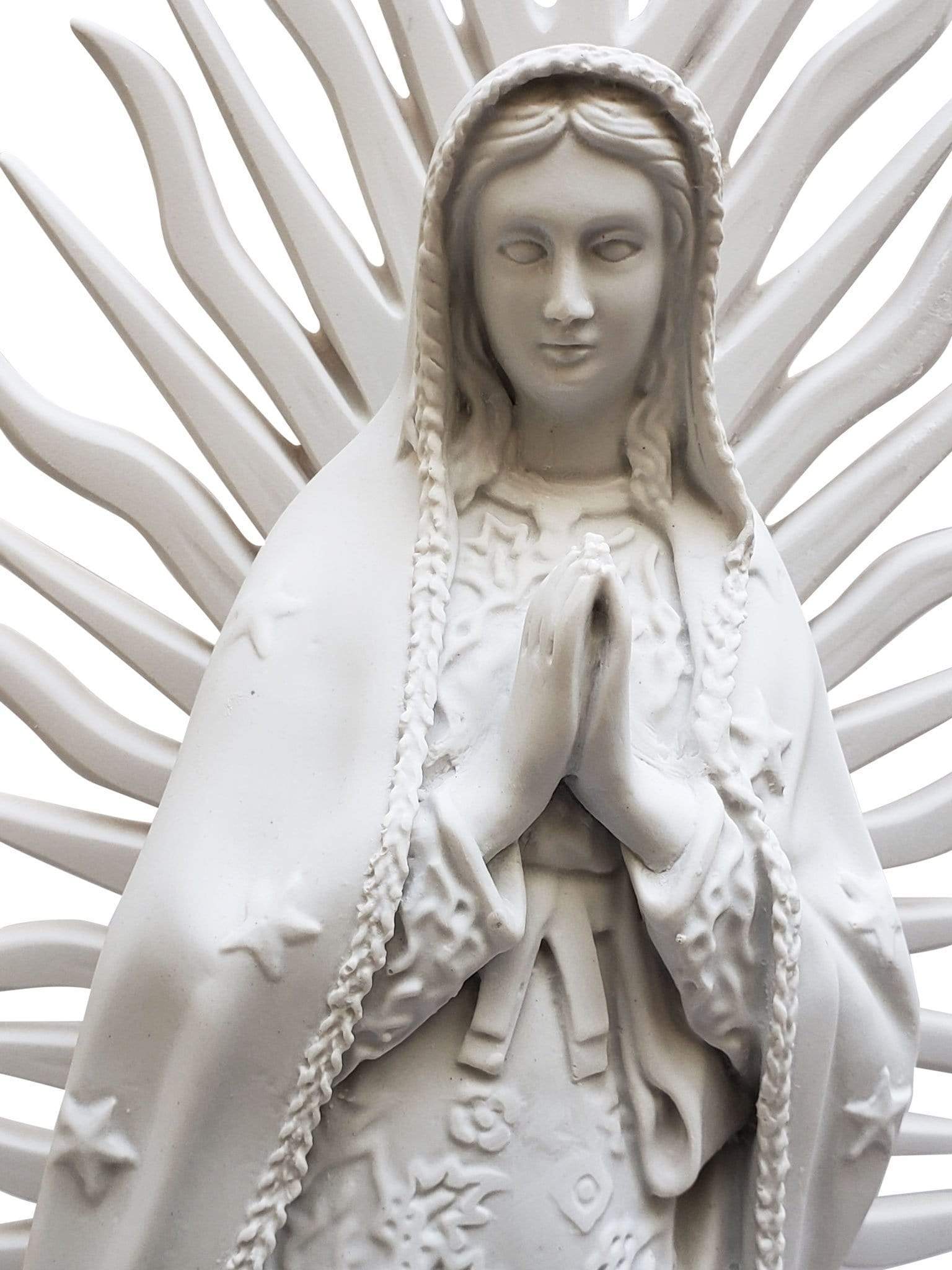 Imagem de Nossa Senhora de Guadalupe 50 cm em Pó de Mármore-TerraCotta Arte Sacra