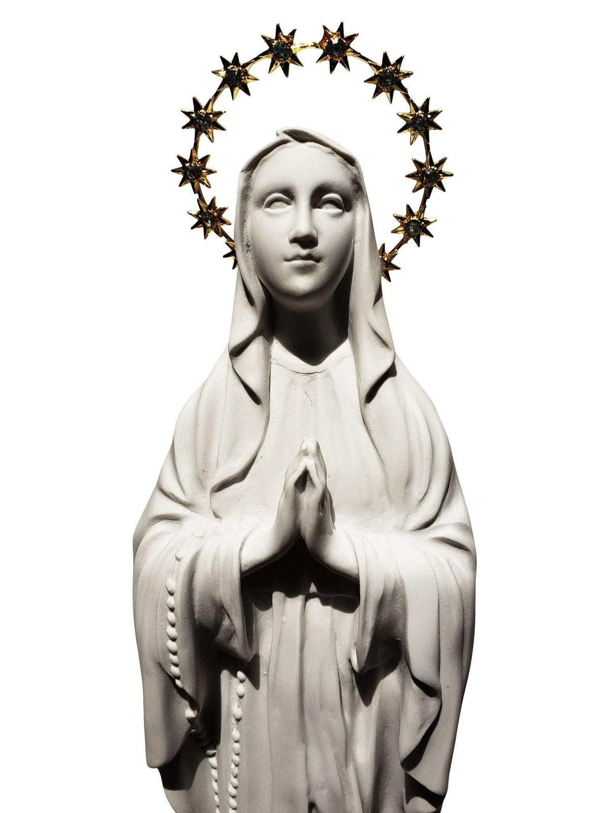 Imagem de Nossa Senhora de Lourdes de Pó de Mármore 35 cm-TerraCotta Arte Sacra