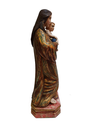 Imagem de Nossa Senhora de Madeira 35 cm-TerraCotta Arte Sacra