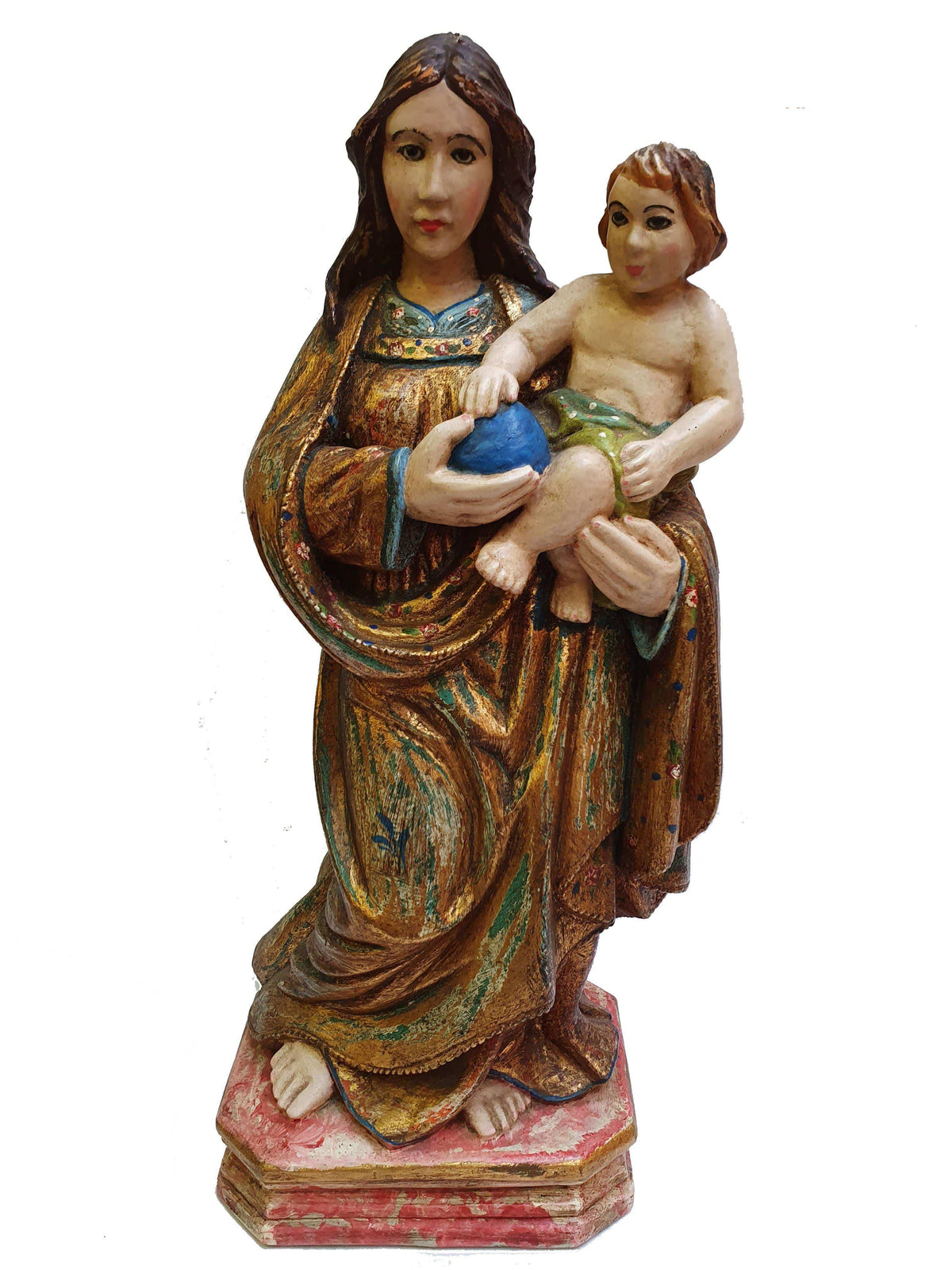 Imagem de Nossa Senhora de Madeira 35 cm-TerraCotta Arte Sacra