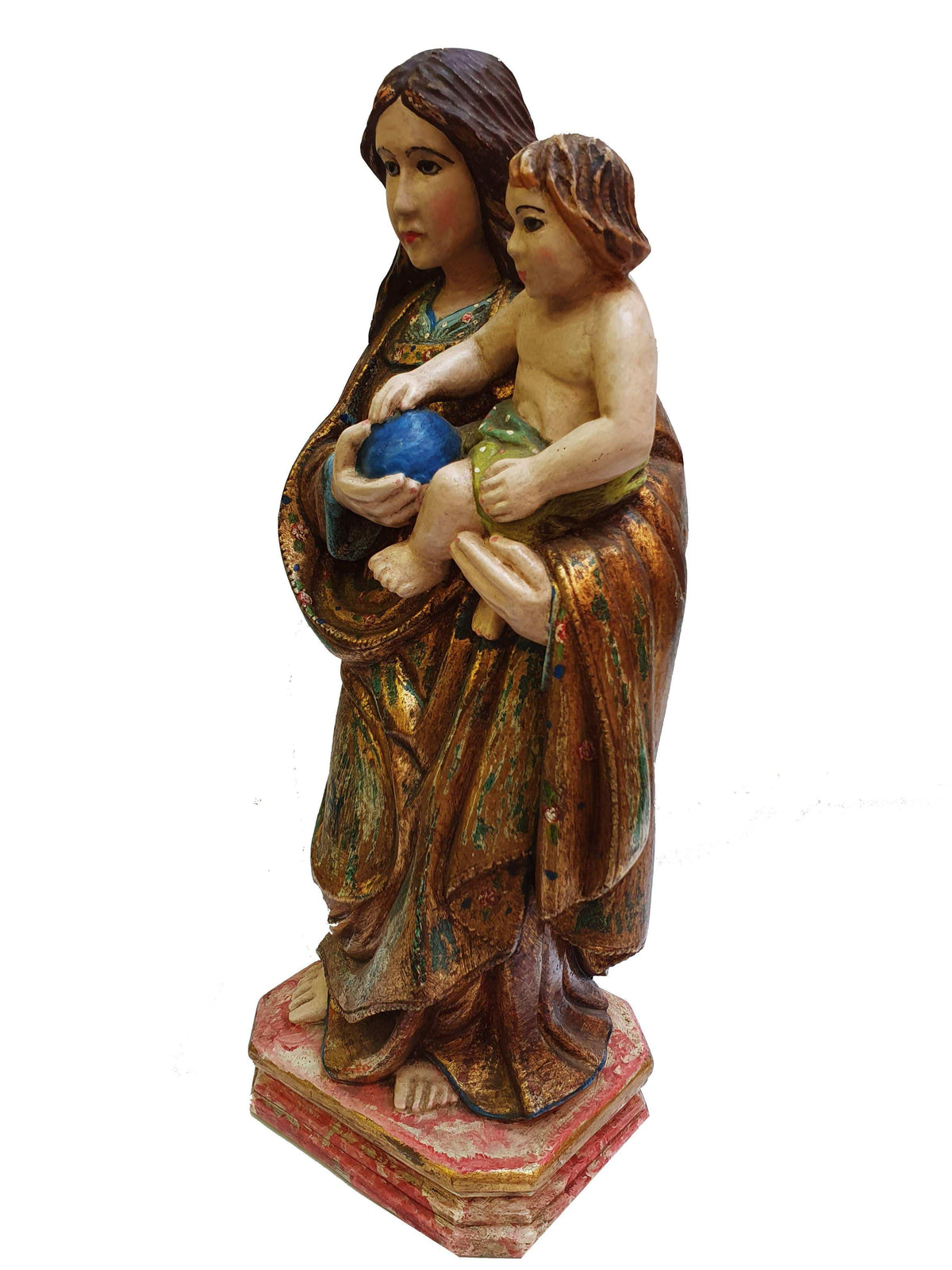 Imagem de Nossa Senhora de Madeira 35 cm-TerraCotta Arte Sacra