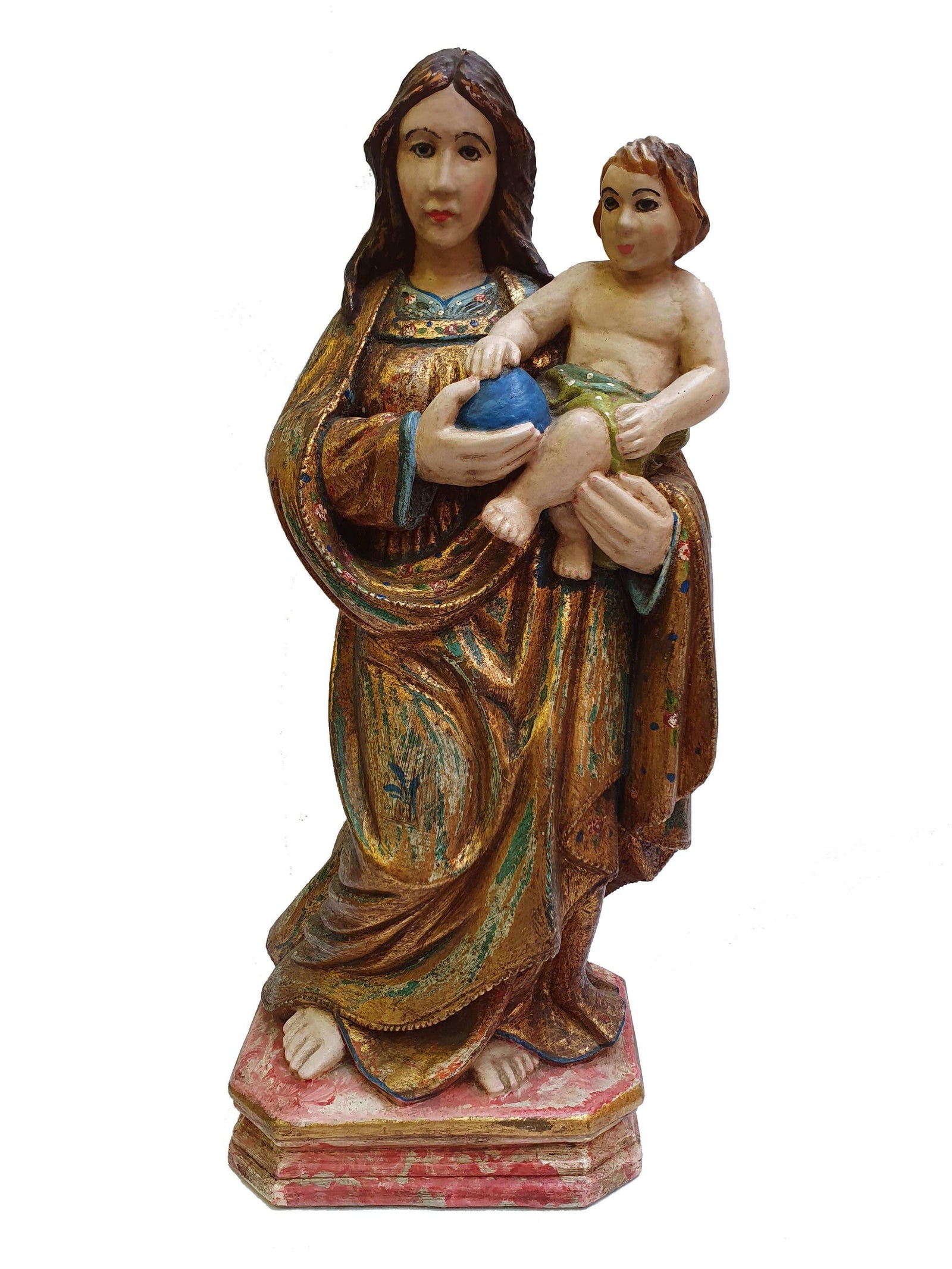 Imagem de Nossa Senhora de Madeira 35 cm-TerraCotta Arte Sacra