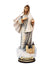 Imagem de Nossa Senhora de Medjugorje com a Igreja em Madeira Italiana 20 cm-TerraCotta Arte Sacra