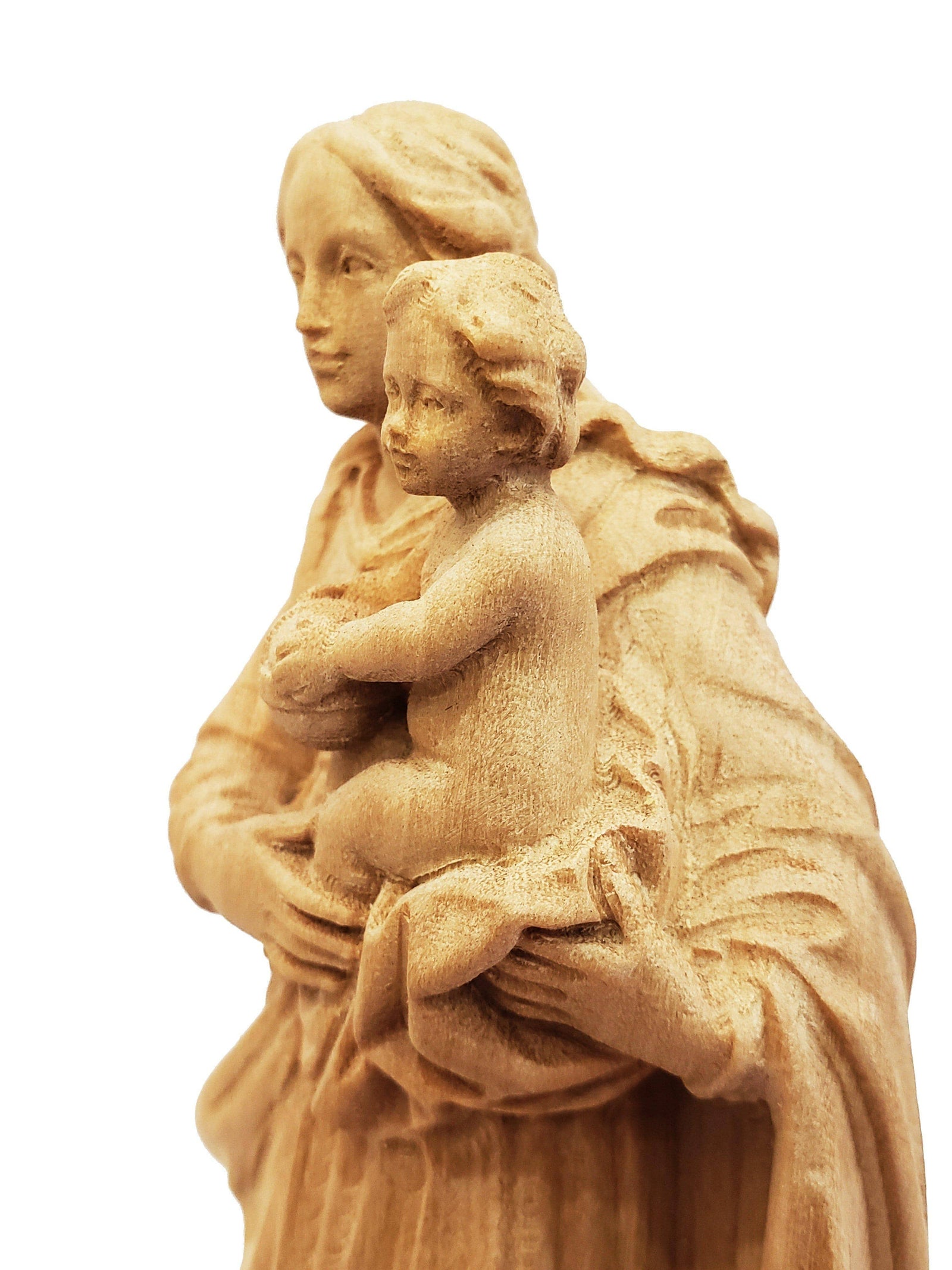 Imagem de Nossa Senhora de Nazaré de Madeira 20 cm-TerraCotta Arte Sacra