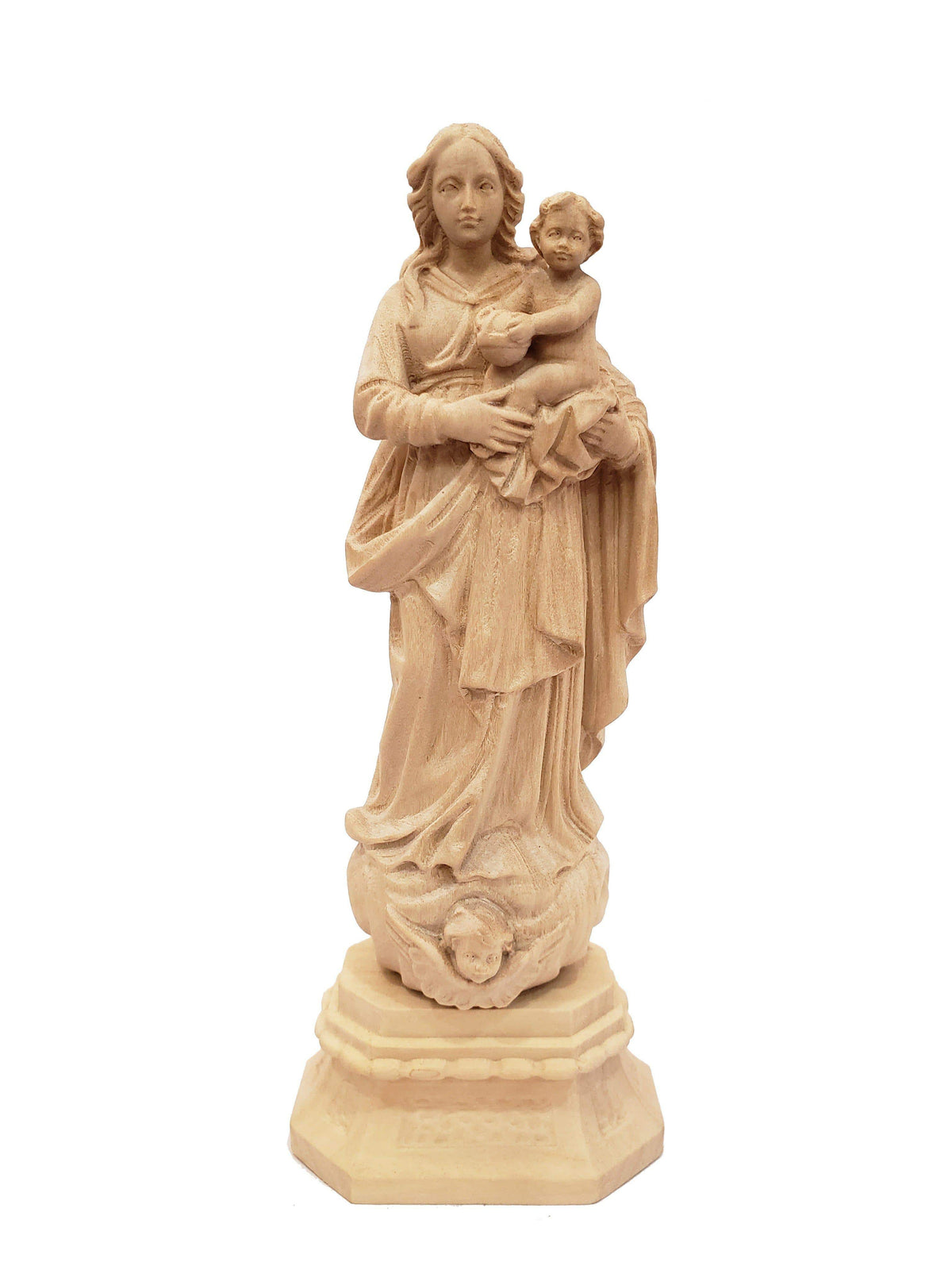 Imagem de Nossa Senhora de Nazaré de Madeira 20 cm-TerraCotta Arte Sacra