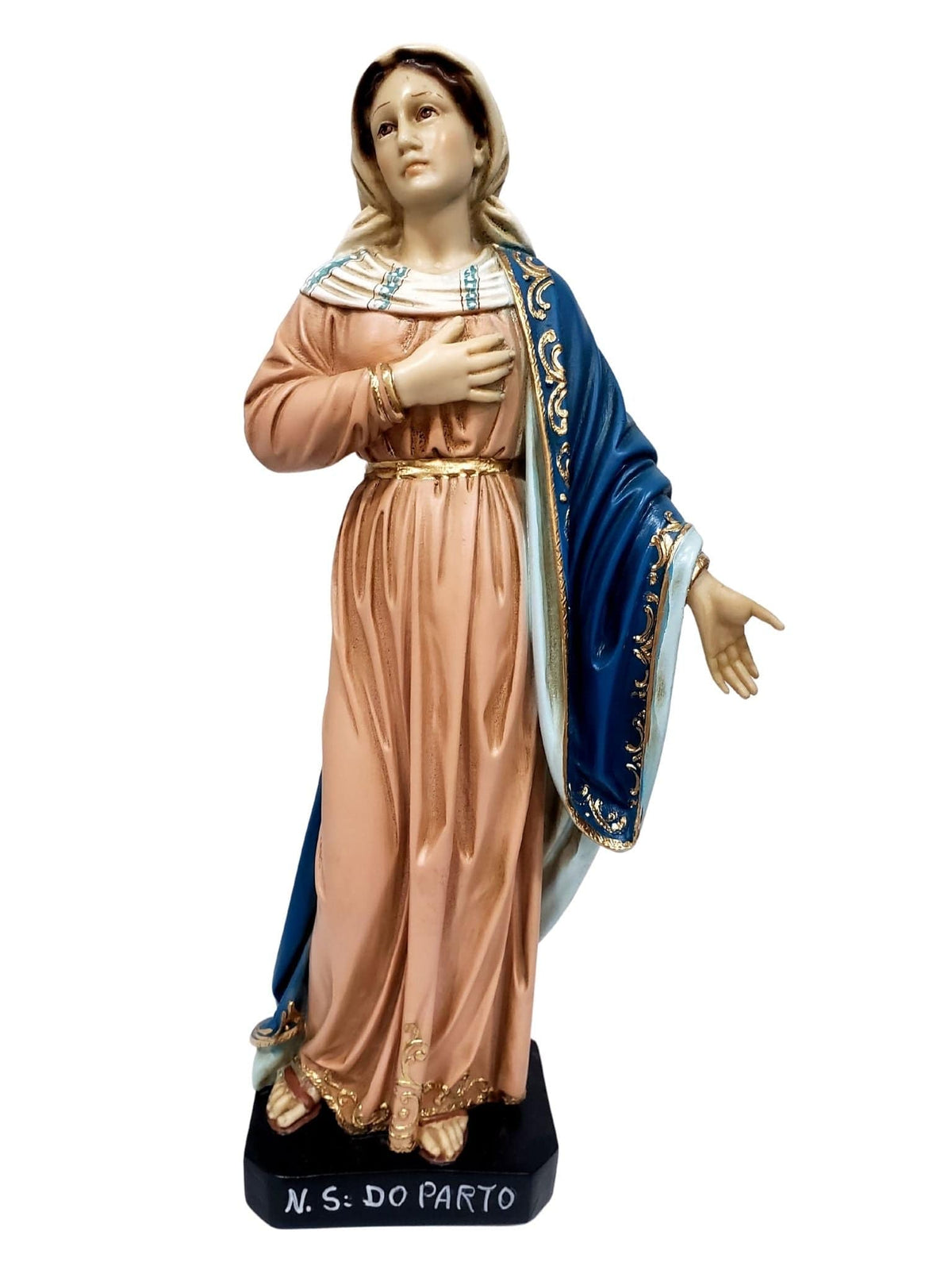 Imagem de Nossa Senhora do Bom Parto Portuguesa 36 cm-TerraCotta Arte Sacra