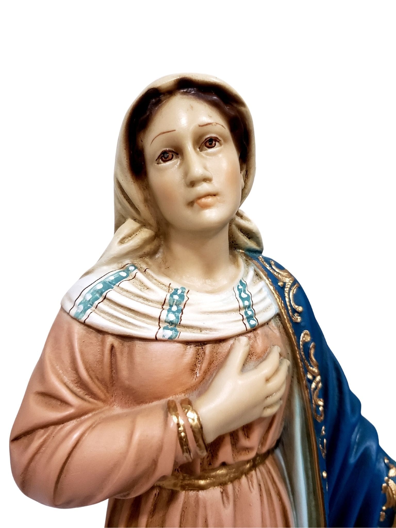 Imagem de Nossa Senhora do Bom Parto Portuguesa 36 cm-TerraCotta Arte Sacra
