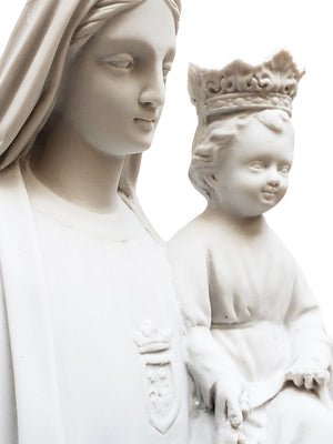 Imagem de Nossa Senhora do Carmo 47 cm em Pó de Mármore-TerraCotta Arte Sacra