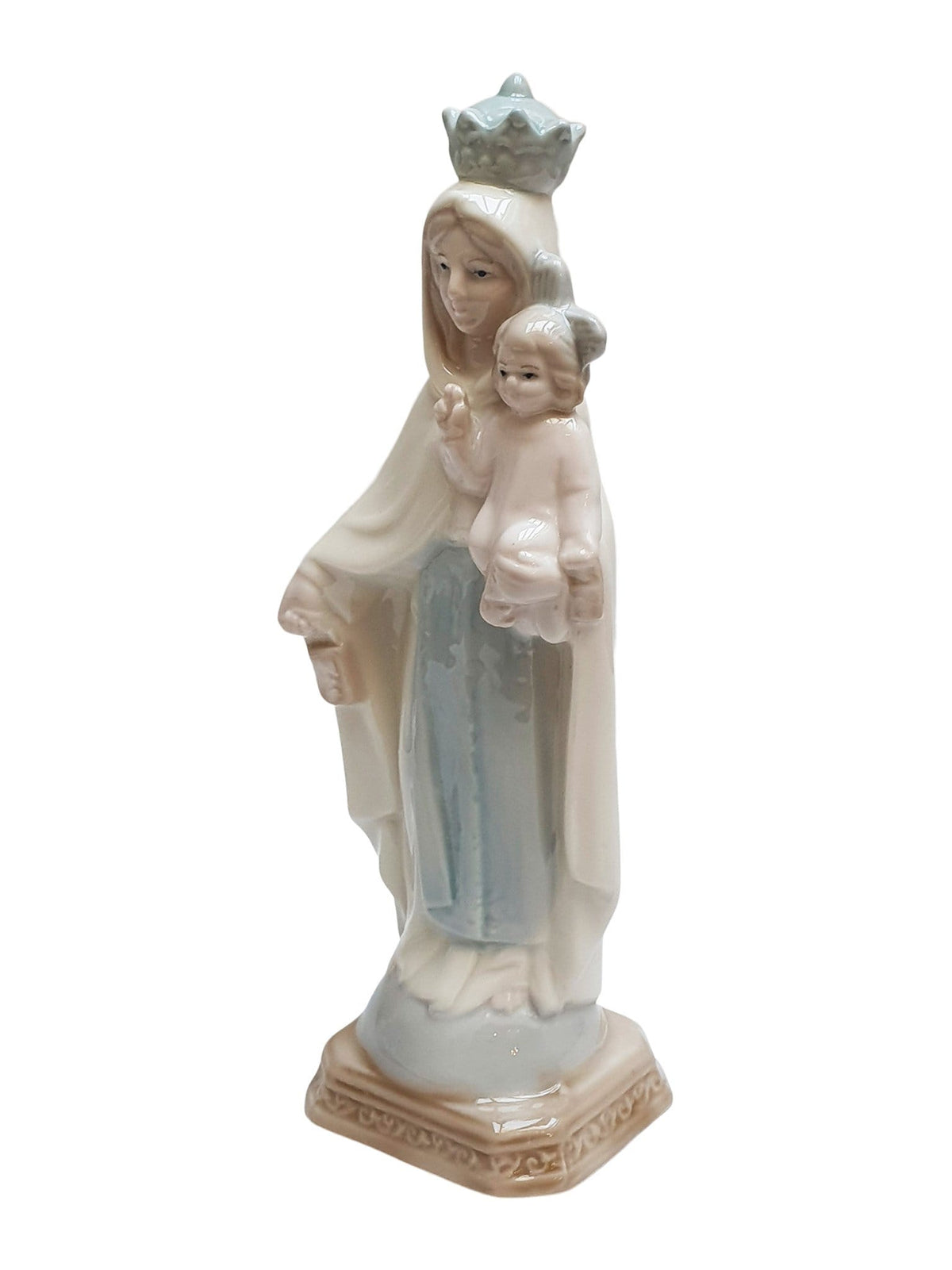 Imagem de Nossa Senhora do Carmo em Porcelana 20 cm-TerraCotta Arte Sacra
