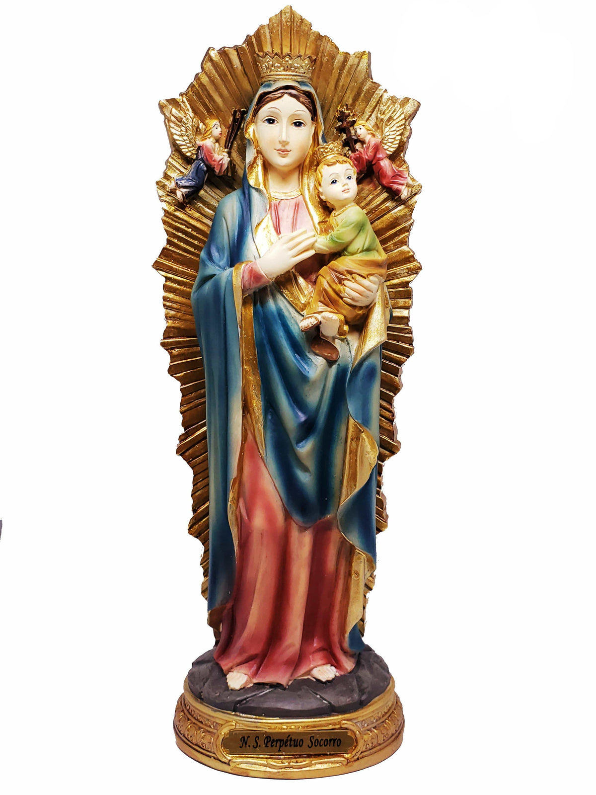 Imagem de Nossa Senhora do Perpétuo Socorro 30 cm-TerraCotta Arte Sacra
